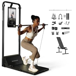 Speediance Smart Home Gym, Multi-Functional Gym Machine for Full Body Strength Training, All-in-one Gym Equipment, Digital Weight System, Workout Station, Squat Rack, Gym Monster 2