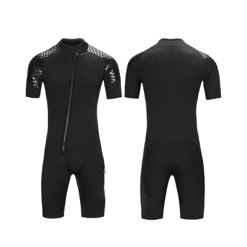 Combinaisons De PlongéE Muta da uomo a maniche corte 3 mm, con cerniera frontale, protezione solare, abbigliamento sub for surf, drifting