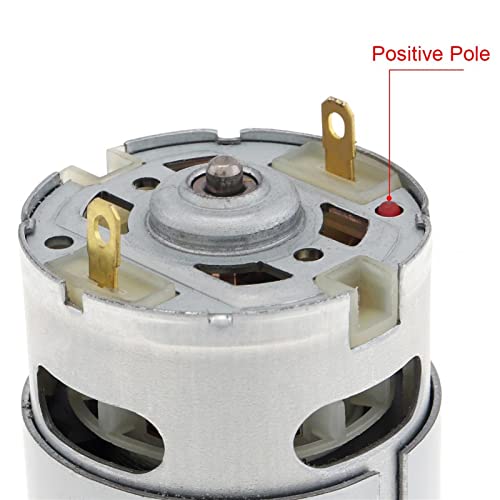 Motor de corriente continua RS550 de 21V y engranaje de 8 dientes cónicos 6