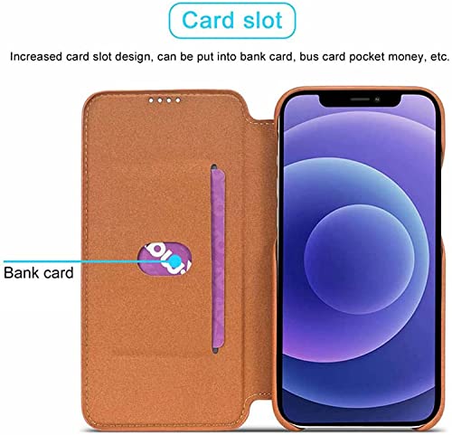 Étui en cuir iPhone 12 Pro Max marron premium protecteur et fonctionnel - 3