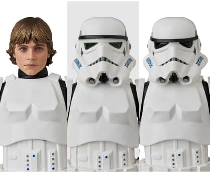 MAFEX No.257 LUKE SKYWALKER(TM) (STORMTROOPER DISGUISE), Total Height: Approx. 5.9 inches (150 mm), Painted Action Figure