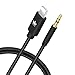 Produktbild Auto AUX Kabel für iPhone, Kingone 3,5 mm Aux Kabel Kompatibel mit iPhone 11/11 Pro/XS MAX/XR/X/ 7/8 / 8 Plus/ 7 Plus/iPad/iPod zum Autoradio/Laut/Kopfhör Adapter (Nylon geflochten 3,3ft)