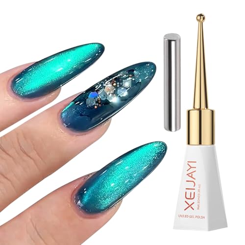 GZSYY Esmalte de uñas UV Cat Eye Cat Magnetic Eye Gel UV Gel Esmalte de uñas para diseño de uñas