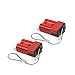 HYCLAT Red 6-10 Gauge Battery Quick Connect/Disconnect Wire Harness Plug Connector Recovery Winch Trailer