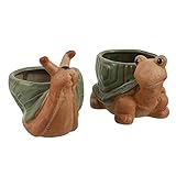 Diese Pflanzgefäße eignen sich zum Anpflanzen der meisten kleinen und mittelgroßen Haus- / Büropflanzen，Hinweis: Pflanzen nicht enthalten