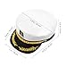 BESTOYARD Gorra capitán Adulto Yate Barco Navegante Capitán Traje Sombrero Cap Marina...