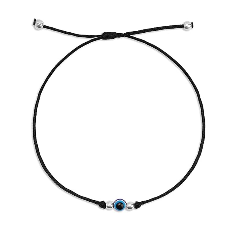 Ringzanio Black Thread Anklet With Silver 2 Balls and Evil Eye Anklet | Simple Anklet For Women and Girls. (B0C7MSZXRN) Amazon Price History, Amazon Price Tracker