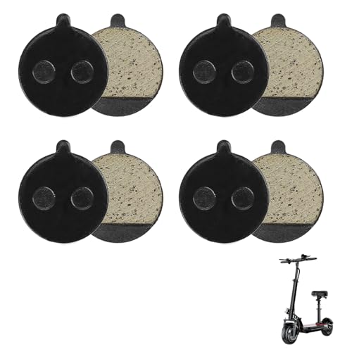 4 paar remblokken voor elektrische step, halfmetalen remblokken compatibel met Kugoo Soflow XiaoMi elektrische step, schijfremblokken, scooteraccessoires