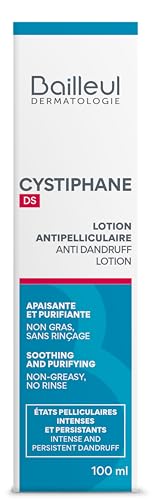 Bailleul | Cystiphane DS | Loción Intensiva Anticaspa | Caspa intensa y persistente| REDUCE EL ROJAMIENTO, CALMA LA PICAZÓN| 100 ml