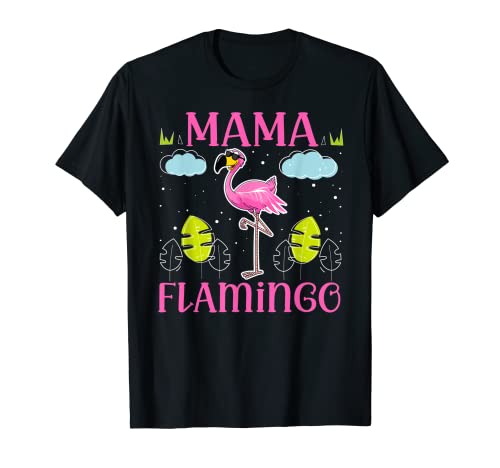 Women's Mama Flamingo - Funny Flamingo Lover Mom Camiseta