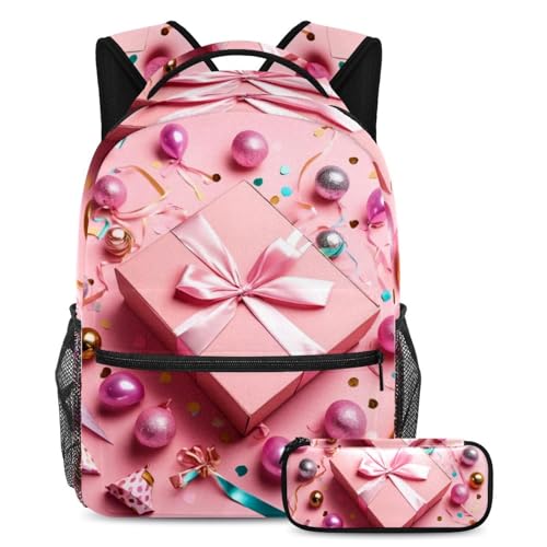 Ensemble 2 sacs d'école filles garçons bleu grand format
