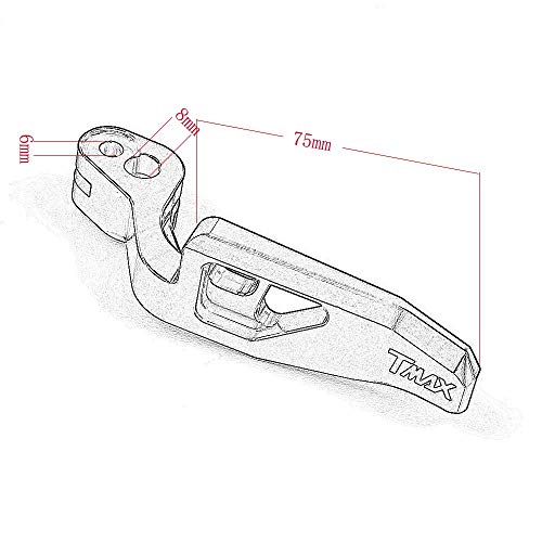 Alavanca de freio de mão de estacionamento de alumínio para motocicleta Yamaha Tmax T-MAX TMAX 530 T