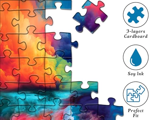 Pickforu Impossible Puzzles For Adults 1000 Piece, Hard Difficult Jigsaw Puzzles For Adults Painting thumb #3