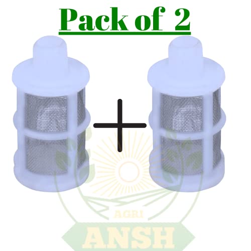 Image of Agriansh Water Inlet Micro Pump Filter Stainless Steel Net Plastic Frame Used for Diaphragm Pump Inlet Hose Pipe
