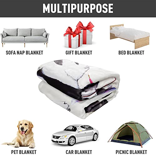 50" X 80" Blanket Comfort Warmth Soft Plush Throw For Couch Panda Fantasy Colorful Smoke #TOP3