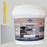 Epoxy Colored Sand Floor Paint, Epoxy Floor Paint High Gloss Marble Effect Coating for Indoor and Outdoor, Wear-resistant and non-slip Self-leveling Coating Yellow 35OZ(1KG)