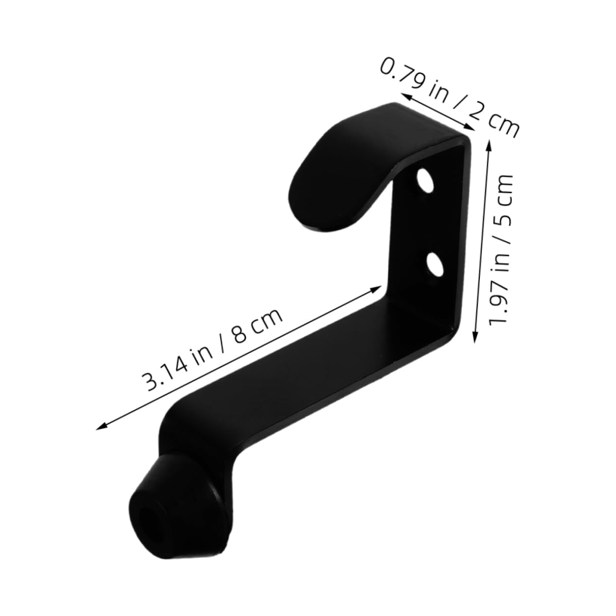 DOITOOL Coat Hooks for Door Stainless Steel Door Hooks Towel Hanger Bathroom Easy Install Anti-Collision Design