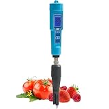 Lecture précise du pH et de la température : doté d'une sonde sensible et d'un grand écran LCD, ce testeur fournit des mesures rapides pour le pH et la température. L'étalonnage automatique et la compensation de température garantissent des résultats fiables dans diverses conditions.