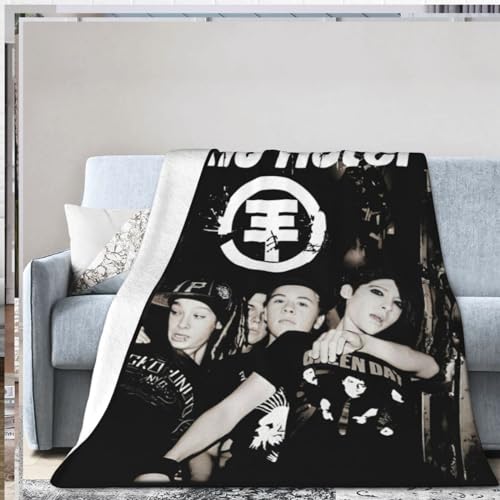 SBKGBIEHG Coperta ultra morbida Tokio Music Hotel flanella leggera calda coperta per soggiorno/camera da letto 101,6 x 76,2 cm