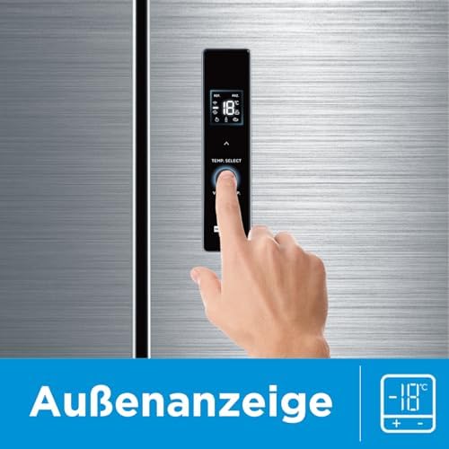 Bild 6 - Midea French Door Kühl-Gefrierkombination/391 Liter NoFrost/Smart WiFi, Inverter & VarioBox/Energiesparend& Extrem Leise/Für Große Familien MERF402FIE02