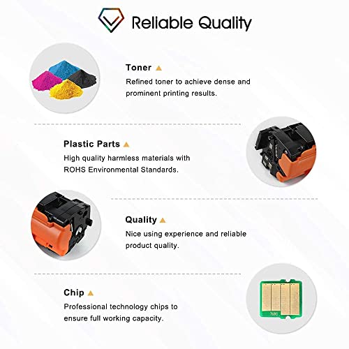 Cool Toner Compatible Toner Cartridge Replacement For Samsung Clt-K504S Clt-504S For Samsung Xpress C1860Fw C1810W Sl-C1860Fw Sl-C1810W Clx-4195Fw Clp-415Nw Printer (Black Cyan Yellow Magenta, 4-Pack) #TOP4