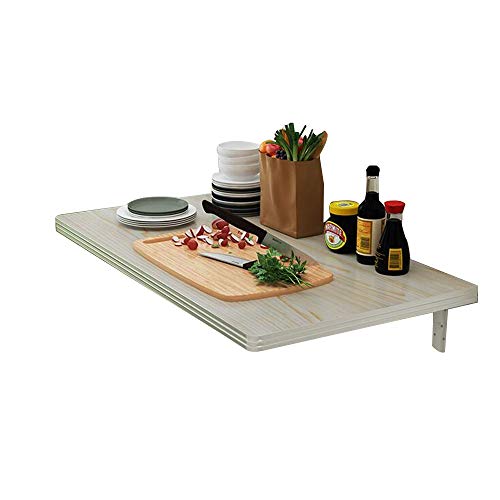 FUFU Mesas auxiliares Mesa de Cocina Montaje en Pared Plegable Paint Computer Desk Mesa Flotante de Cocina Mesa de Comedor para el hogar Escritorio Flotante de Sala de Estar Banco de Mesas