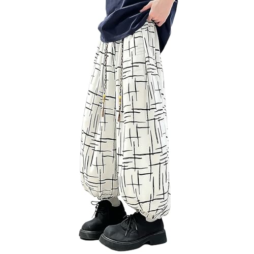 Pantalon d'été décontracté coupe ample pour vacances et loisirs