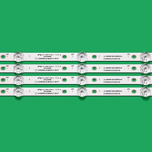 Tira de LED de 9 lámparas para reparación de pantalla DM-LED50UQ31 y panel JL.D50091330-006DS-M