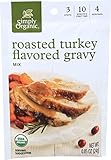 Simply Organic Roasted Turkey Flavored Gravy Mix, Certified Organic, Gluten-Free |0.85 Ounce (Pack of 3)