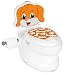 Produktbild JAMARA 460959 Meine kleine Toilette Hund mit Spülsound und Toilettenpapierhalter-leicht zu reinigen, abgerundete Kanten, Saugknöpfe für Guten Halt, Weiss