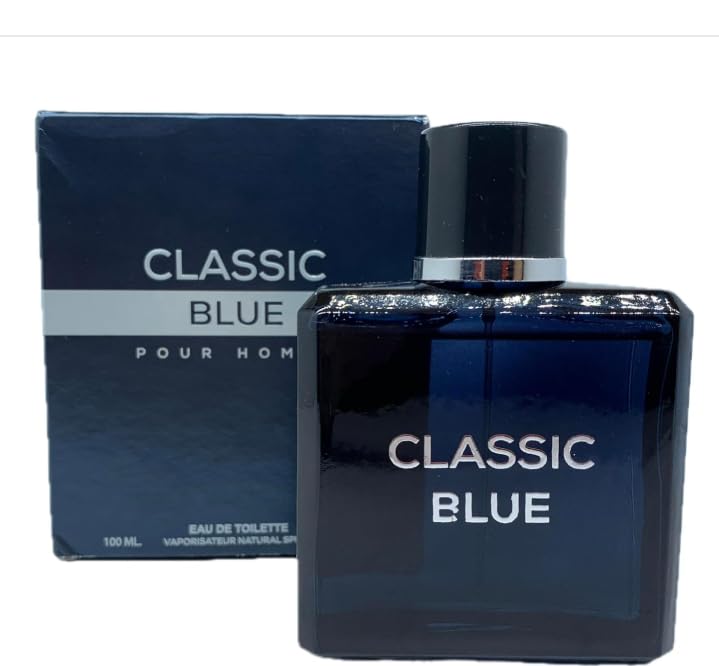 Classic Blue Pour Homme Eau de Toilette Spray, Men's Cologne, 3.4 Fl. Oz.