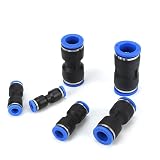 100 pièces/paquet raccords pneumatiques en polyuréthane I type connecteur droit à 2 voies for tube OD 4mm 6mm 8mm 10mm 12mm 14mm 16mm ( Size : OD 4MM (100PCS) )