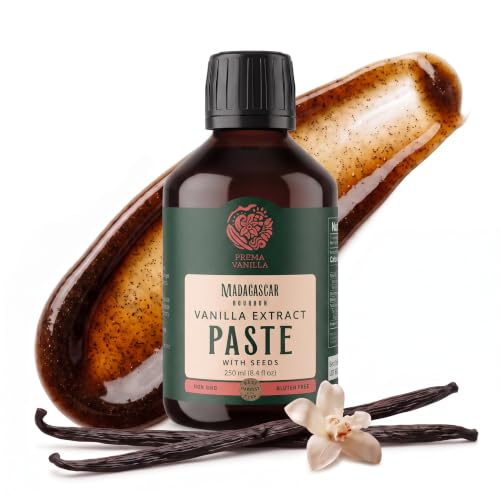 Prema Vanilla Premium Pasta de vainilla de Madagascar con semillas, 250ml