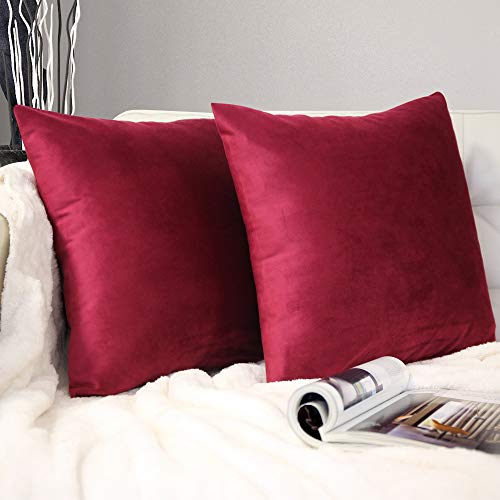 BARBONS Lot de 2 taies d'oreiller 40 x 40 cm / 50 x 50 cm / 45 x 45 / 30 x 50 cm - Housse de coussin pour coussin décoratif / coussin lombaire - 40 x 40 cm - 45 x 45 x 45 cm - 40 x 45 x 50 x 79 cm Cover