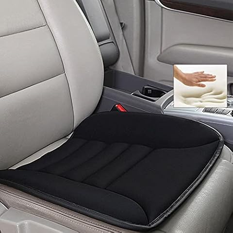 Big Ant Car Seat Cushion Pad Memory Foam Seat Cushion,Pain Relief Cushion Comfort Seat Protector for Car Office Home Use,Black 1PC Cover
