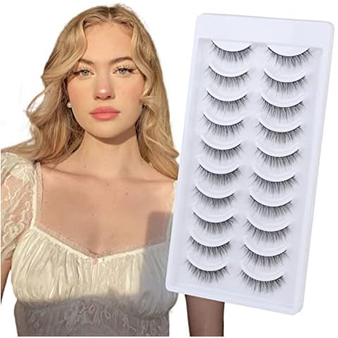 Parriparri Pestañas Postizas Naturales Fake Lashes 10 Pares Cover