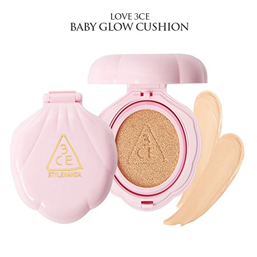 LOVE 3CE BABY GLOW CUSHION 12g / stylenanda (001 Cream Ivory Beige)