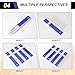 Glimpsesun 24 Pieces Carpenter Pencil Lead Refills 2.8 mm White, Solid Mechanical Carpenters Pencils Refill Replacement