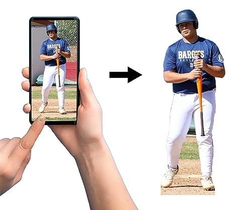 image for DesignThatSign Life Size Cutout, Personalized with The Photo You Uploa