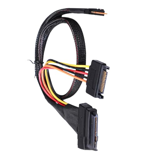 Cable adaptador SASs HDDs SFF8654 a SFF8639 de 12 Gbps para cruces de disco 6