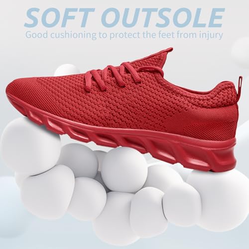 Image of Running Womens Shoes Fashion Walking Sports Gym Tennis Breathable Slip on Ladies Non Slip Lightweight Jogging Sneakers