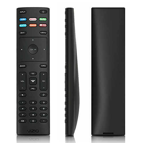 New USARMT Replaced Vizio XRT136 Remote with Hulu Netflix Vudu iHeart Radio, Crackle XUMO App Keys for for Vizio TV D50f-F1 D24f-F1 D43f-F1