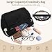 Imagen de ONEKEREUN Bolso Bandolera Mujer Grande Nylon Bolsos de Mujer Ligero Bolso Cruzado Multibolsillos Crossbody Bag Mediano Casual Bolsos de Mano con Correa Ajustable para Escuela Viaje Trabaja
