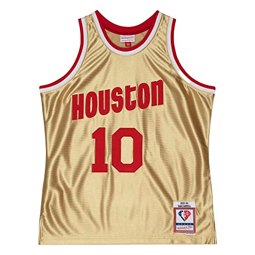 Mitchell & Ness NBA 75th Anniversary Swingman Jersey - Or, Houston Rockets., XL