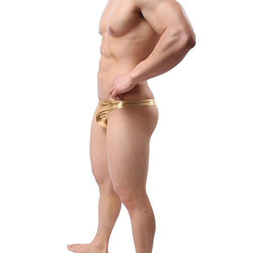 MuscleMate® New ! 2018 S/S Collection Hot Men's Thong G-String Men's Metal Thong Undie Comfort2