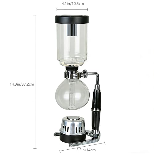 Cafetera de Sifón Manual con Quemador de Alcohol 4 tazas miniatura 7