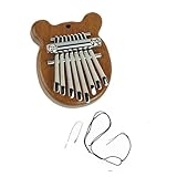 Kalimba-Set Für Erwachsene Mini Kalimba Aus Holz Mit 8 Tasten Exquisites Professionelles Instrument(2)