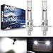 NATGIC H1 Led Fend Light Bulb Xenon Bianco 1700LM CSP Chip per fendinebbia Fendinebbia, 12V-24V (2-Pack)