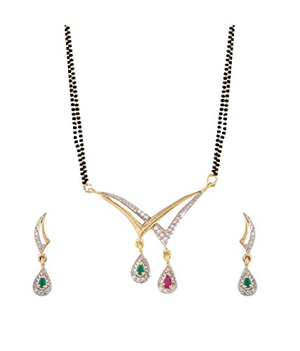 American Diamond Mangalsutra Set of 4