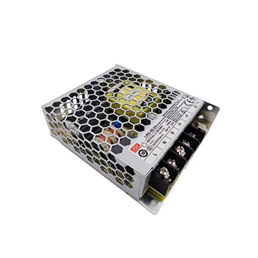 MeanWell Fuente de alimentacion 50W 24V 2.2A Enclosed LRS-50-24 Power Supply AC/DC